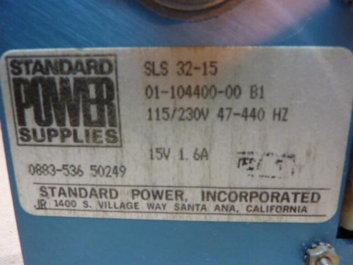 Used STANDARD POWER INC Power supply SLS 32-15 #35772