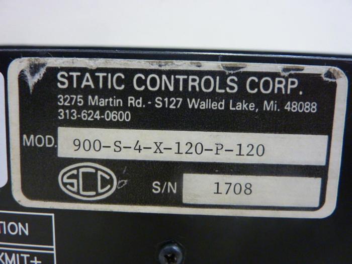 Used STATIC CONTROL SYSTEMS Display Unit 900-S-4-X-120-P-120 #49571