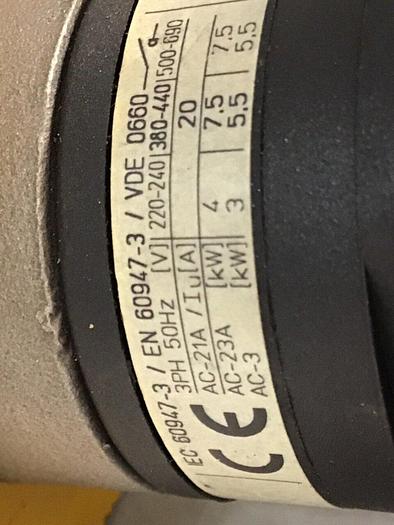 Used SALZER Control Switch M220 #133085