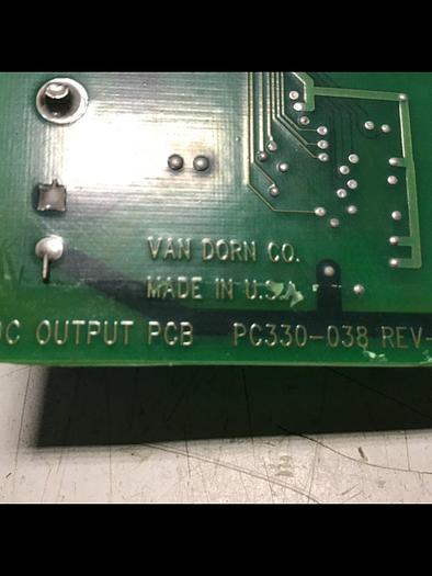 Used VAN DORN Pathfinder DC Output Board PC330-038 Used