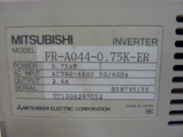 Used MITSUBISHI Inverter FR-A044-0.75K-ER #55895