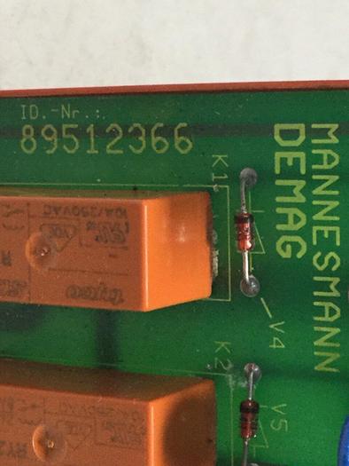 Used MANNESMANN DEMAG Circuit Board 89512366 Used