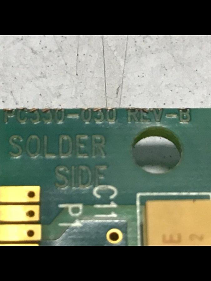 Used VAN DORN Temperature Circuit Board PC330-021 330-021 #141861