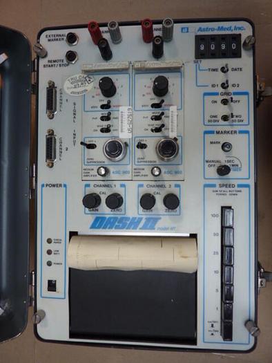 Used ASTRO MED Field Recorder DASH II MT #29107