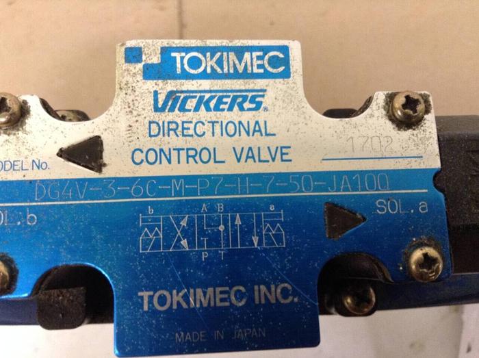 Used VICKERS Directional Control Valve DG4V36CMP7H750JA100 #71316