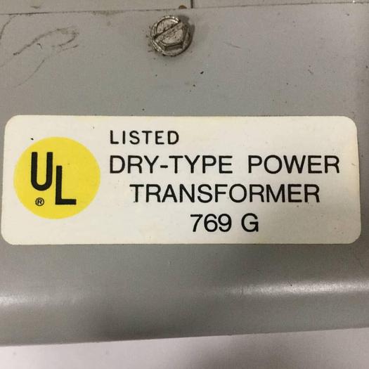 Used GENERAL ELECTRIC / GE .500 kVA Transformer 9T51Y8 #91165