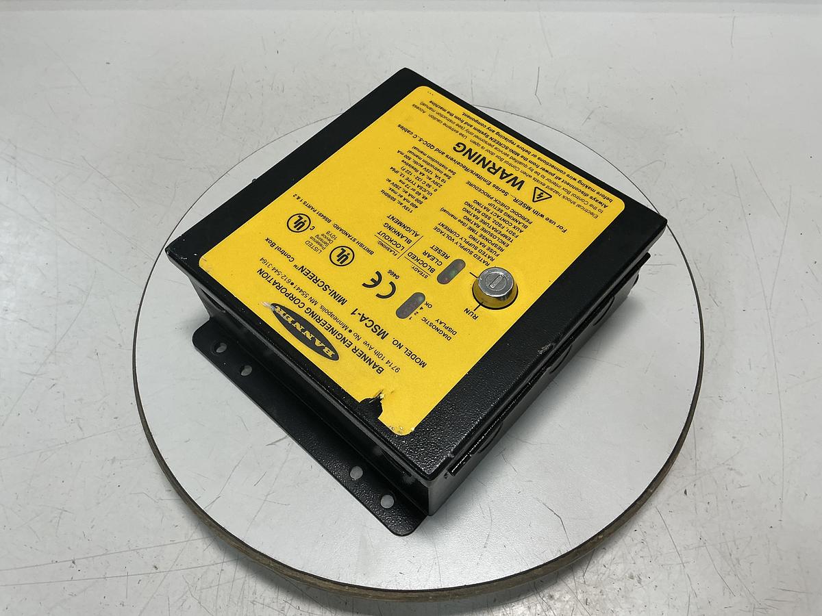 Used BANNER ENGINEERING MSCA-1