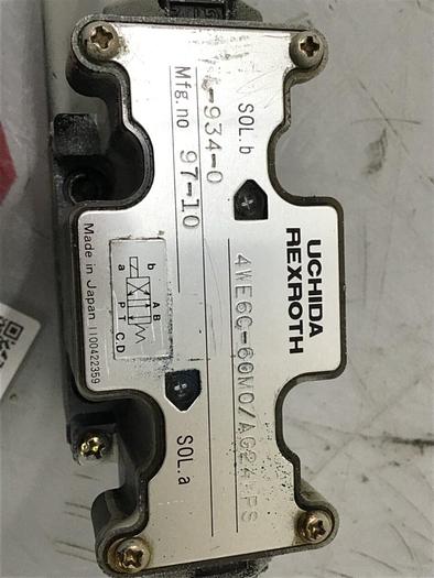 Used UCHIDA Rexroth Valve 4WE6C-60M0/AG24NPS-934-0 #118206