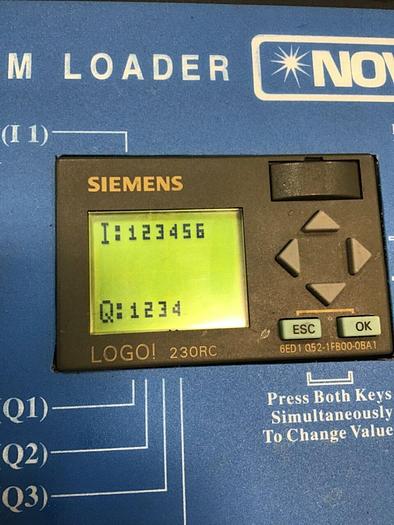 Used NOVATEC Vacuum Loader Control VL-3 / CTRL #123112