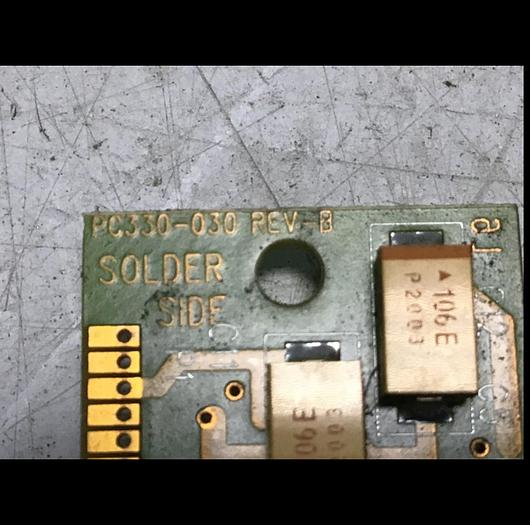 Used VAN DORN Operator Interface Board 330129 PC330-129 330-129 Used