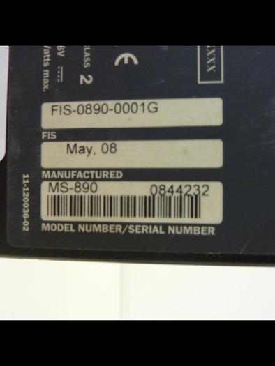 Used MICROSCAN Barcode Scanner FIS-0890-0001G #54933