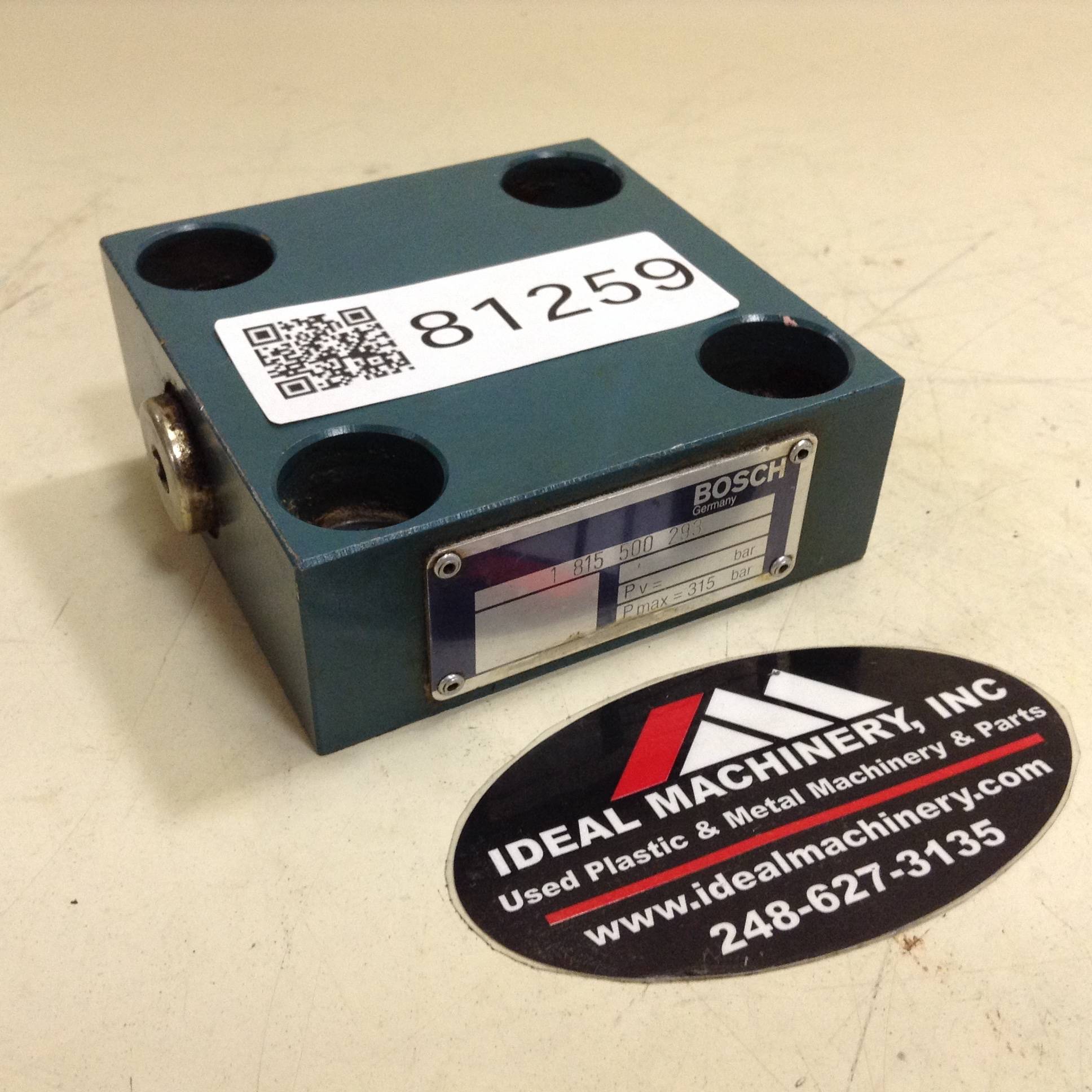 Used BOSCH Valve 1 815 500 293 USED