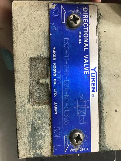 Used YUKEN Valve DSG-01-2B2-D24-N1-50326 #141324