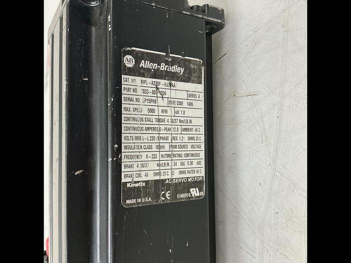 Used ALLEN BRADLEY MPL-A330P-HJ24AA