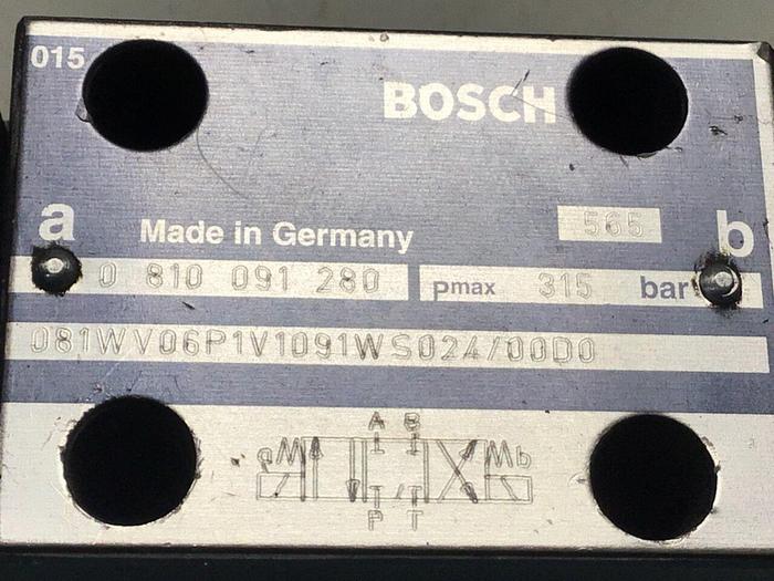 Used BOSCH Valve 0 810 091 280 #129690