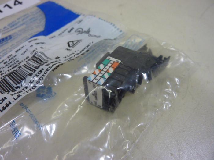 LEVITON Black Quickport Cat 5 Jack 41108-RE5 #58114