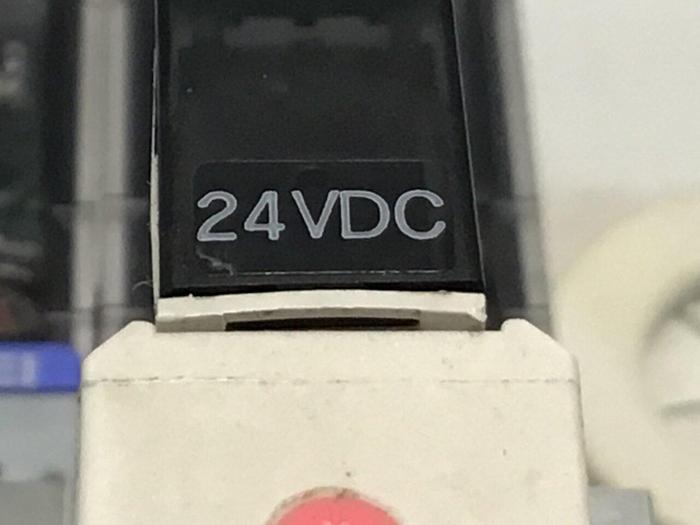 Used KOGANEI Block w/ Valves PBM6P-3W #120967