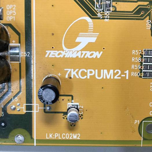 Used TECHMATION Circuit Board 7KCPUM2-1 Used