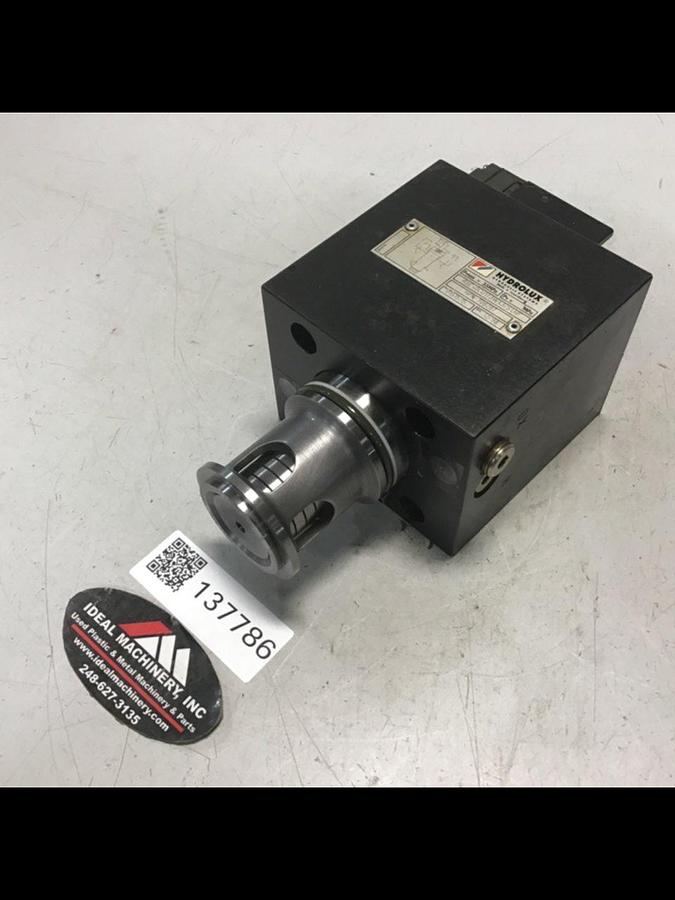 Used HYDROLUX Cartridge Valve RSE40CU1T3WX3/S1HF Used #137786