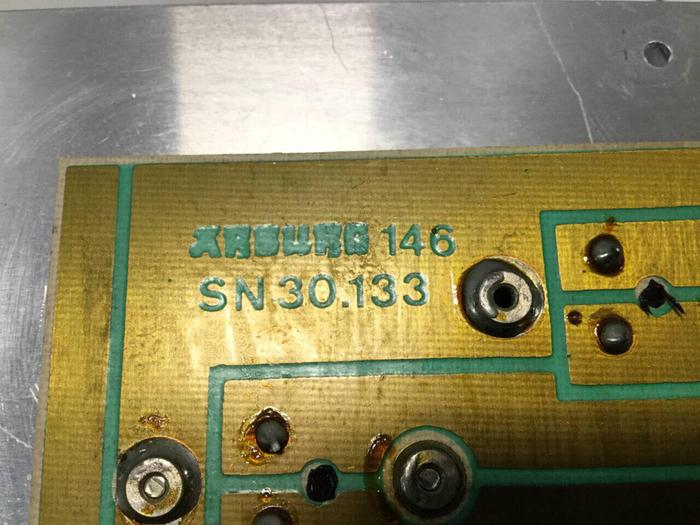 Used ARBURG Transistor Plate 146 #93555