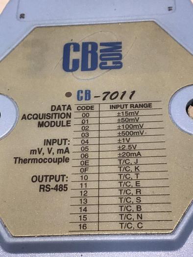Used CB-COM Data Acquisition CB-7011 #126765