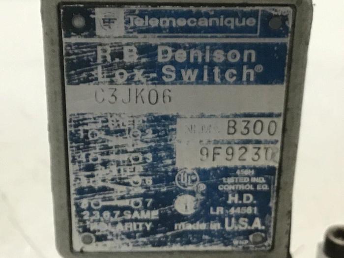 Used TELEMECANIQUE Limit Switch C3JK06 #121465