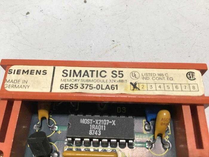 Used SIEMENS Memory Submodule 6ES5 375-0LA61 #111617