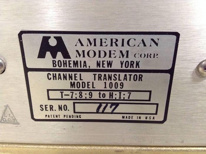 Used AMDAX CORPORATION Channel Translator 1009 #75282