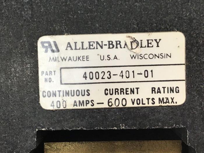 Used ALLEN BRADLEY Fuse Holder 40023-401-01 Used