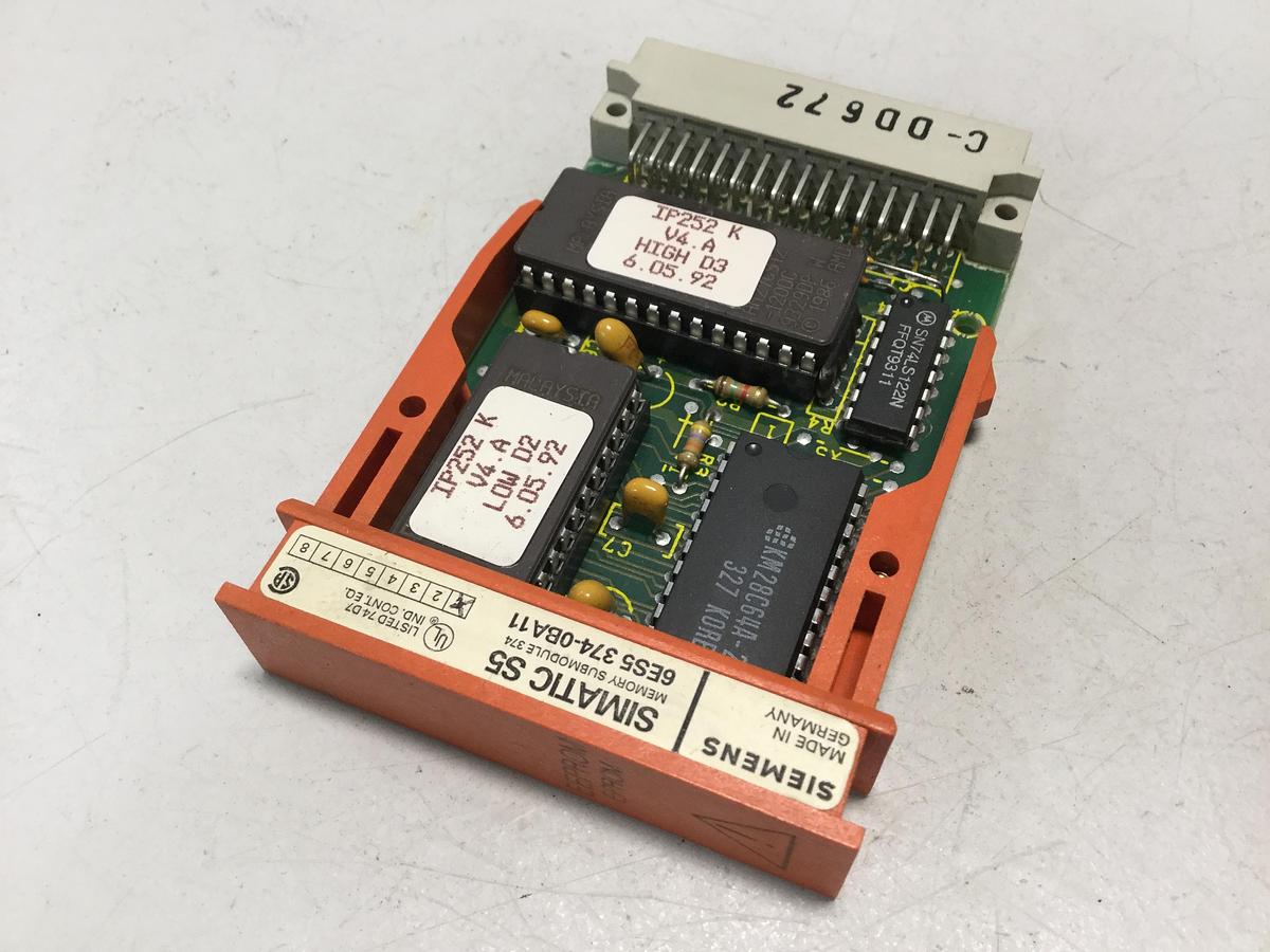 Used SIEMENS / VAN DORN SIMATIC S5 Memory 6ES5 374-0BA11 Used