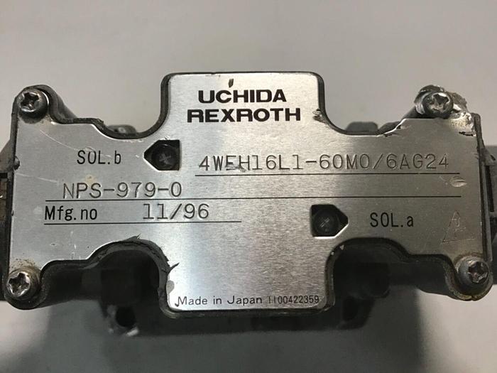 Used REXROTH Valves 4WEH16L160M0/6AG24NPS-979-0 #137729