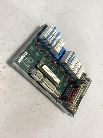 Used AUTOMATED ASSEMBLIES CORP Relay Board 45456 WAGO #135089