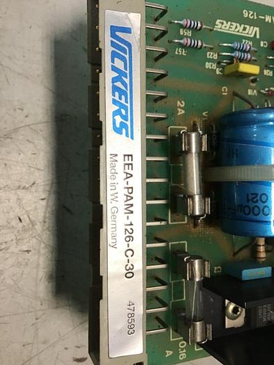 Used VICKERS Circuit Board EEA-PAM-126-C-30 #134178