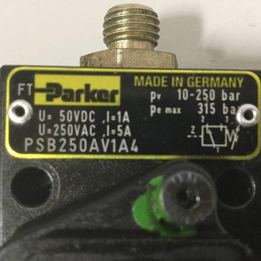 Used PARKER Pressure Switch PSB250AV1A4 #90877