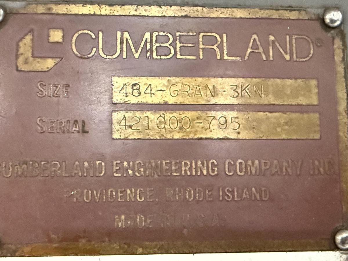 Used CUMBERLAND Grinder 484-GRAN-3KN USED