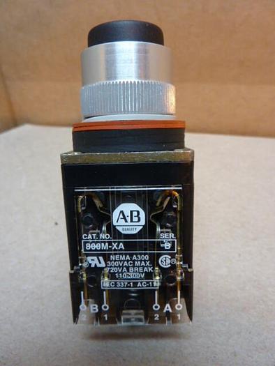 ALLEN BRADLEY Push Button 800MR-B2B BLACK #29757