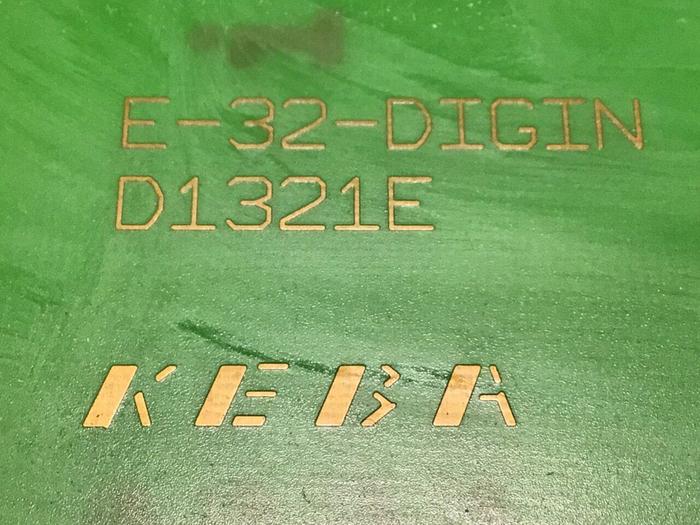 Used KEBA Engel Circuit Board E-32-DIGIN D1321E Used