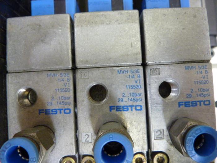 Used FESTO Control Block / Valve Terminal IFB8-02 #52701