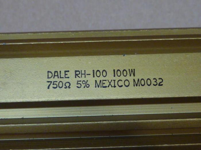 Used DALE Wirewound Resistor RH-100 #34228 DNL SCRAPPED