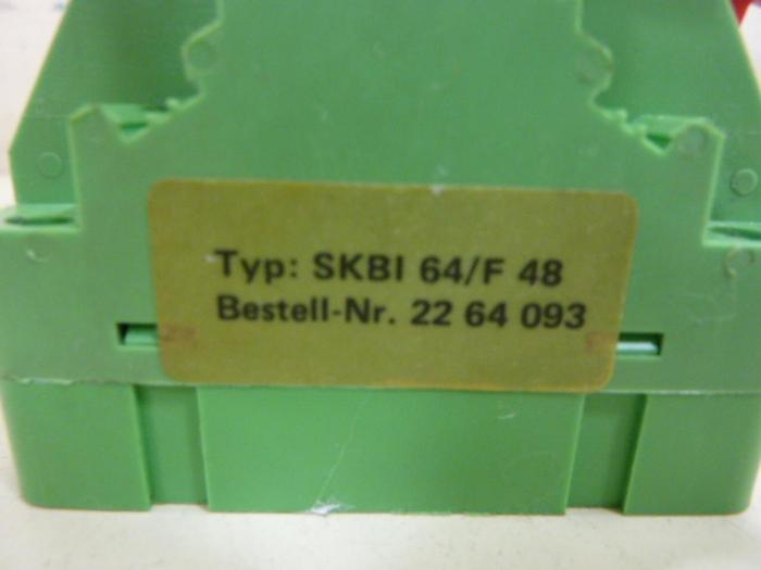 Used PHOENIX CONTACT Plug-In Card Holder SKBI64/F48 #59147