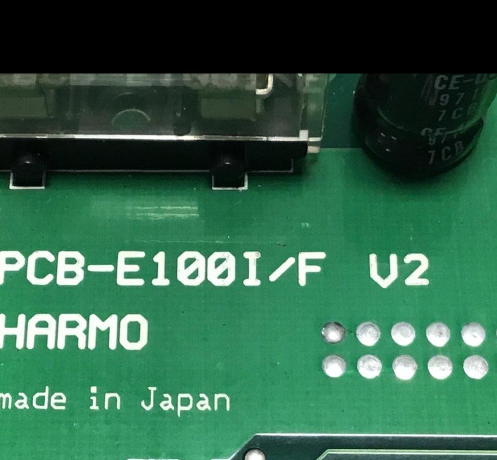 Used HARMO Circuit Board PCB-E100I/F V2 USED