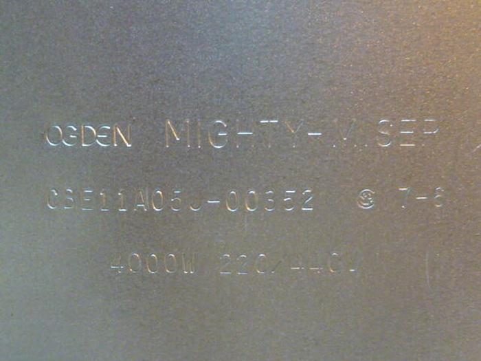 OGDEN 4000 Watt Heater Band CBE11A05J-00352 #33878