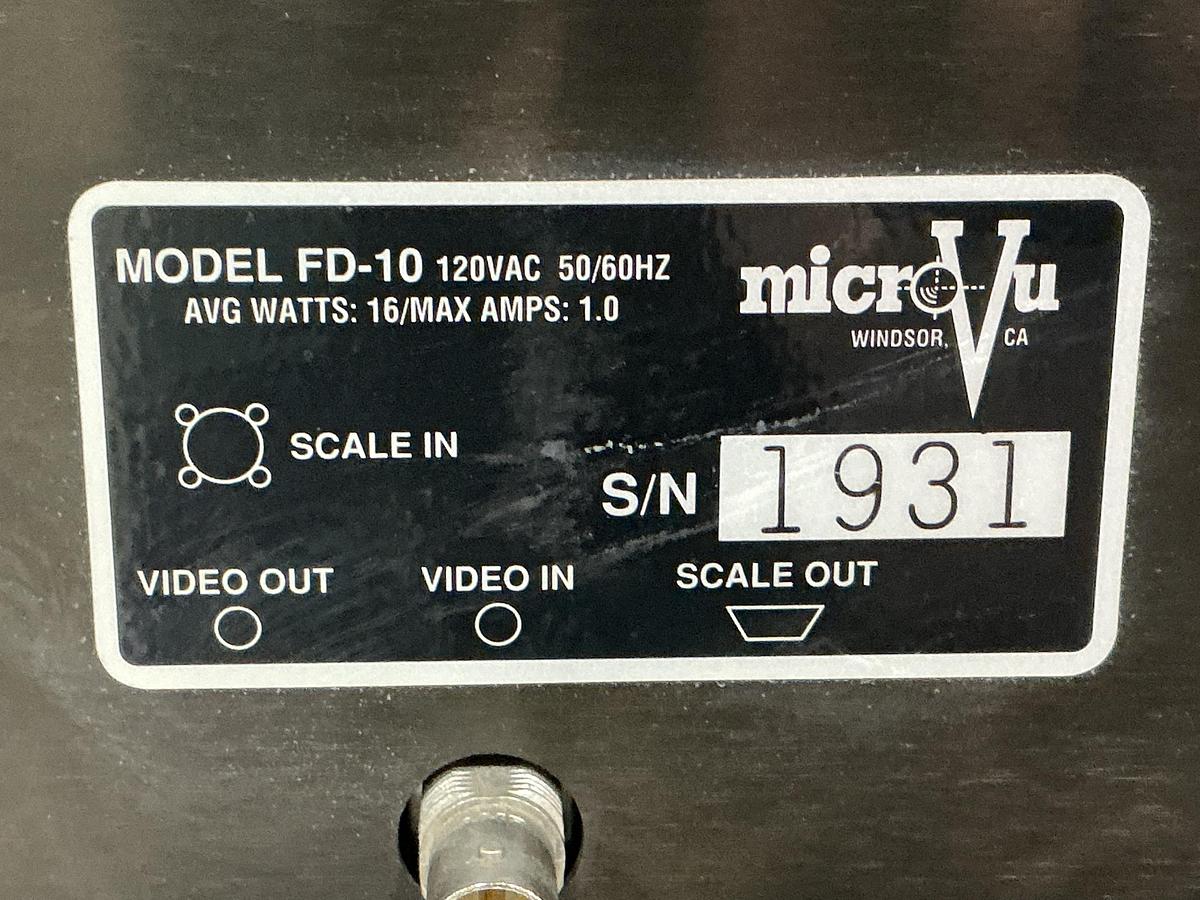 Used MICRO-VU FD-10