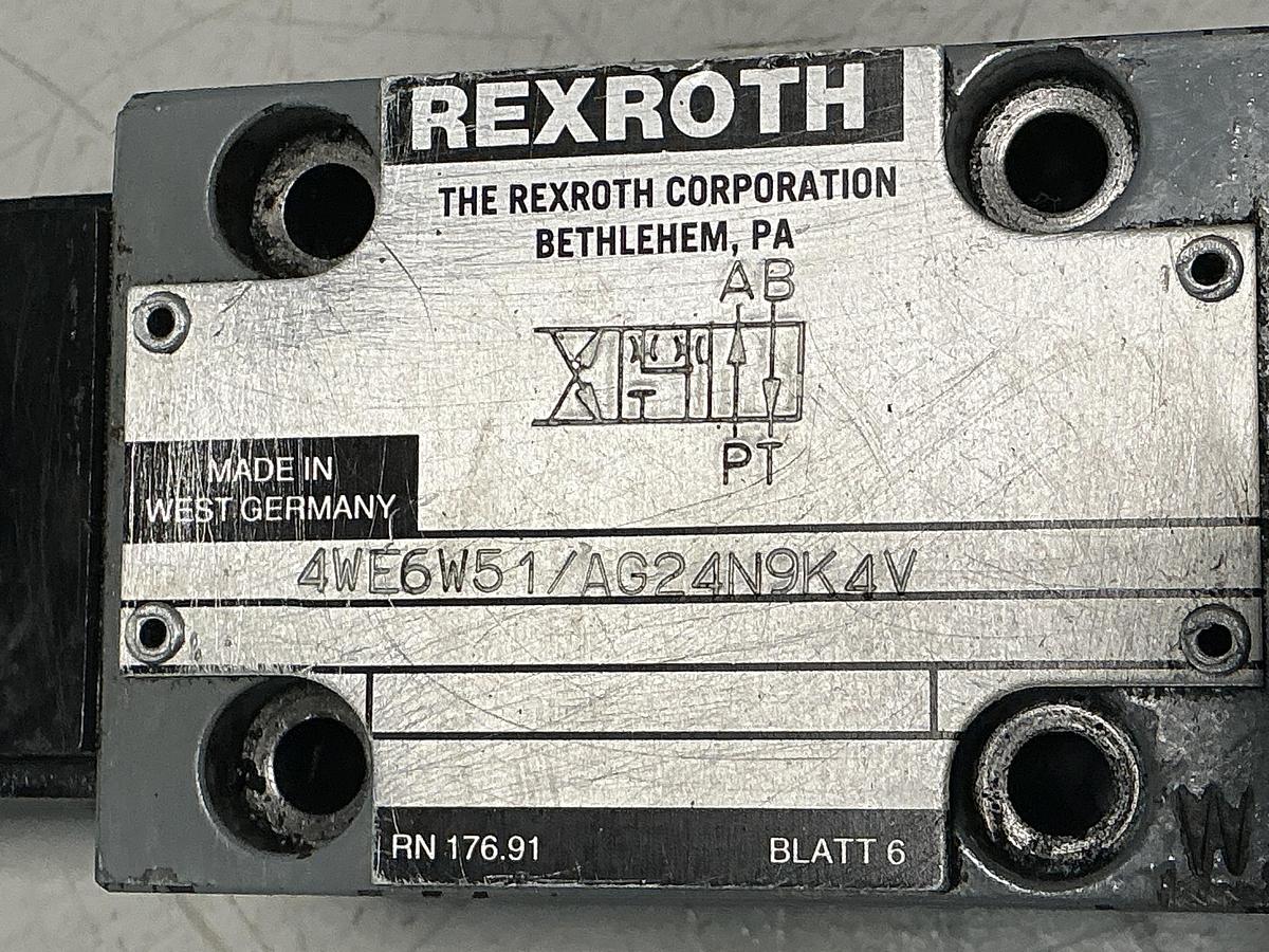 Used REXROTH 4WE6W51/AG24N9K4V