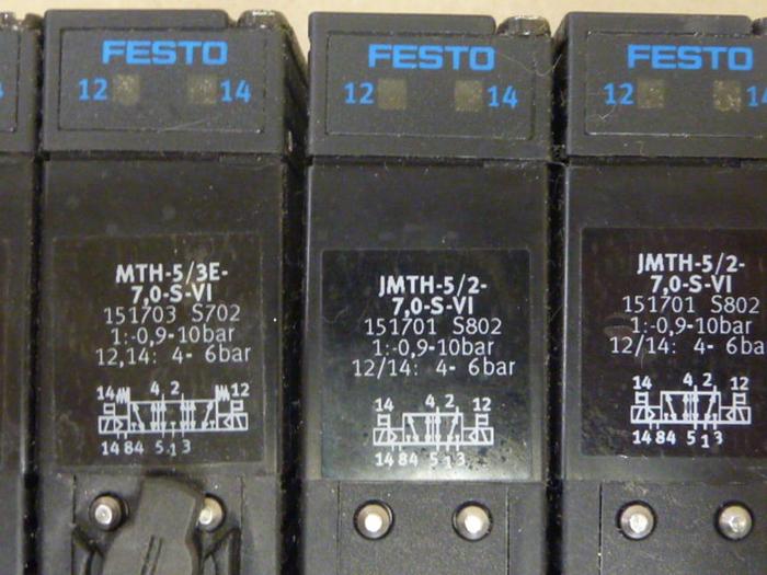 Used FESTO Control Block / Valve Terminal IFB13-03 Used