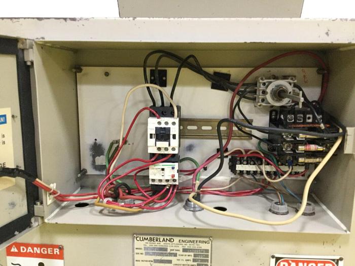 Used CUMBERLAND 5 HP Grinder / Granulator, 8X12, Used