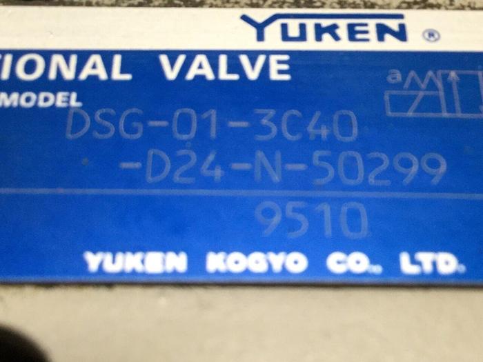 Used YUKEN Directional Valve DSG-01-3C40-D24-N-50299 #110453
