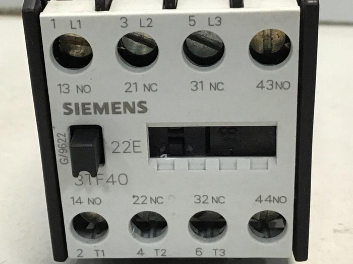 Used SIEMENS Contactor 3TF40 3TD4002-2A Used