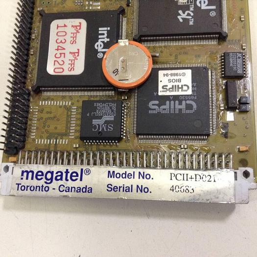 Used MEGATEL Circuit Board PCII+D021 #82769