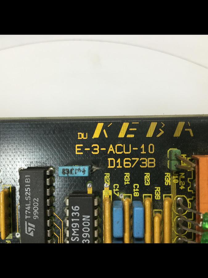 Used KEBA Circuit Board E-3-ACU-10 D1673B Used